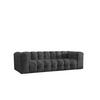 SOFA 4-Sitzer, Komfort, BALOO, Stoff Schenille & Bouclé, Graphit - Graphitfarben, Holz (250/75/106cm) - Kaiser Möbel