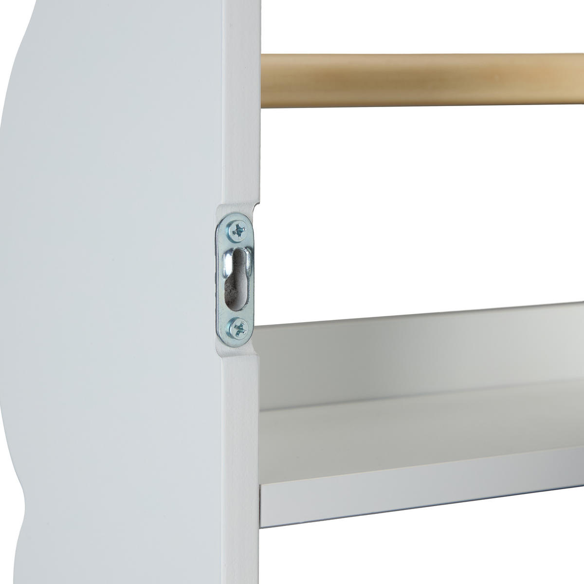 BÜCHERREGAL - Weiß, Holz/Holzwerkstoff (42.5/80/14cm) - Relaxdays