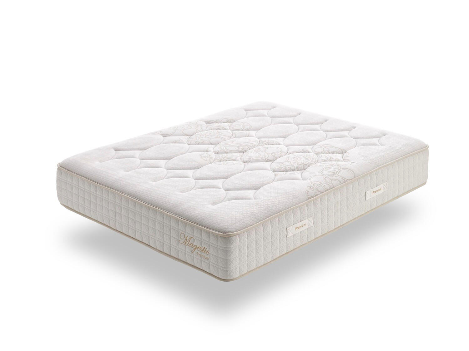 MATRATZE 160x200 Magestic - Weiß, Textil (160/200cm) - Simpur