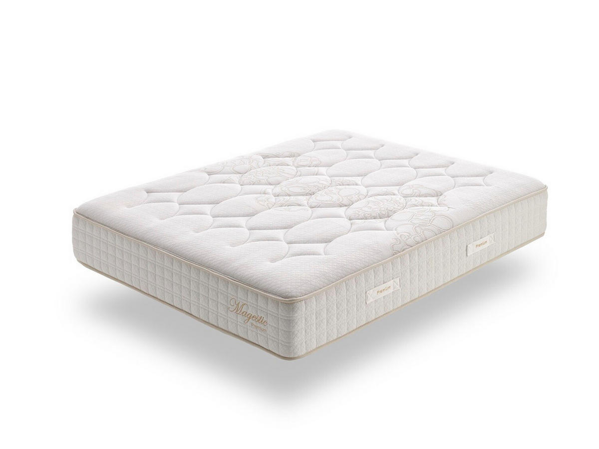 MATRATZE 90x190 Magestic - Weiß, Textil (90/190cm) - Simpur