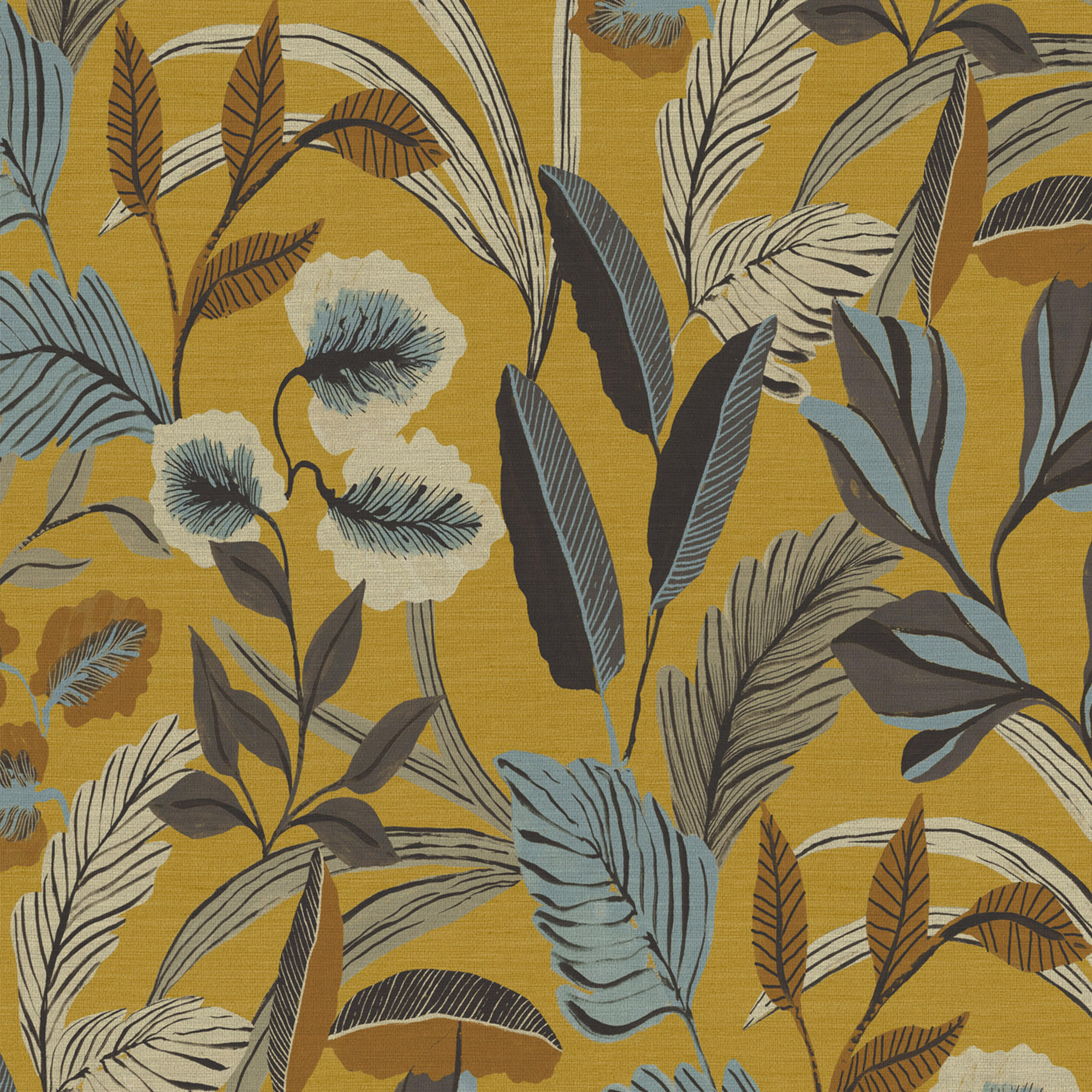Sublime Vliestapete Gelb 52x1000 cm