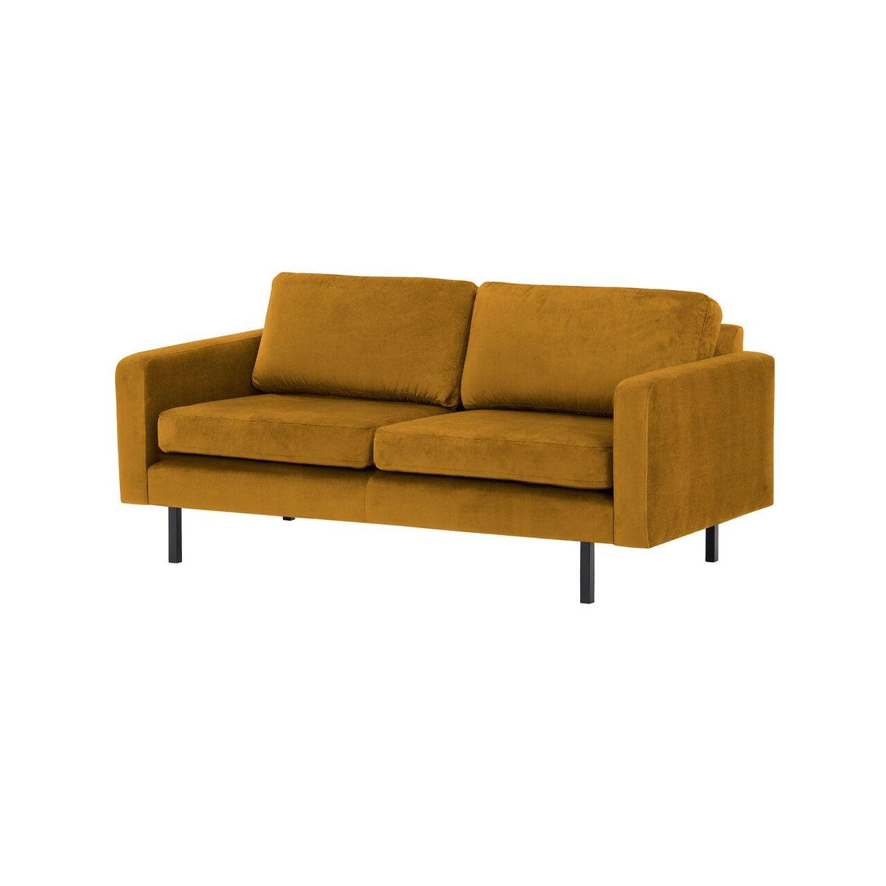 2,5-PERSONEN-SOFA Lioni-Kronos 1 - Gelb, Holz/Textil (182/84/94cm)
