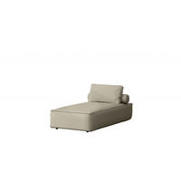 GARTENCHAISELONGUE Liegestuhl Für Den Garten MALIBU Dunkelbeige - Beige, Holz (90/73/194cm) - Kaiser Möbel