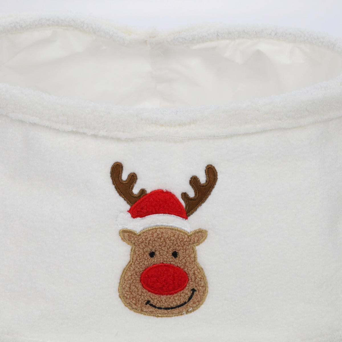 WEIHNACHTSBAUMROCK Ø 60 cm - Rot/Weiß, Textil (60/25cm) - Home Styling Collection