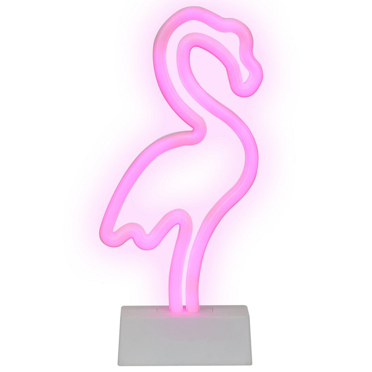 NEONLICHT LED Dekofigur mehrfarbig 3er Set MABEL - Multicolor, Kunststoff (10/20/27cm) - Beliani
