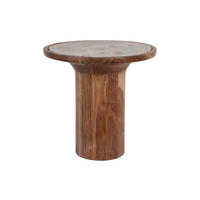 BEISTELLTISCH Tubo 40/40/40 cm - Braun, Holz (40/40/40cm) - Leitmotiv
