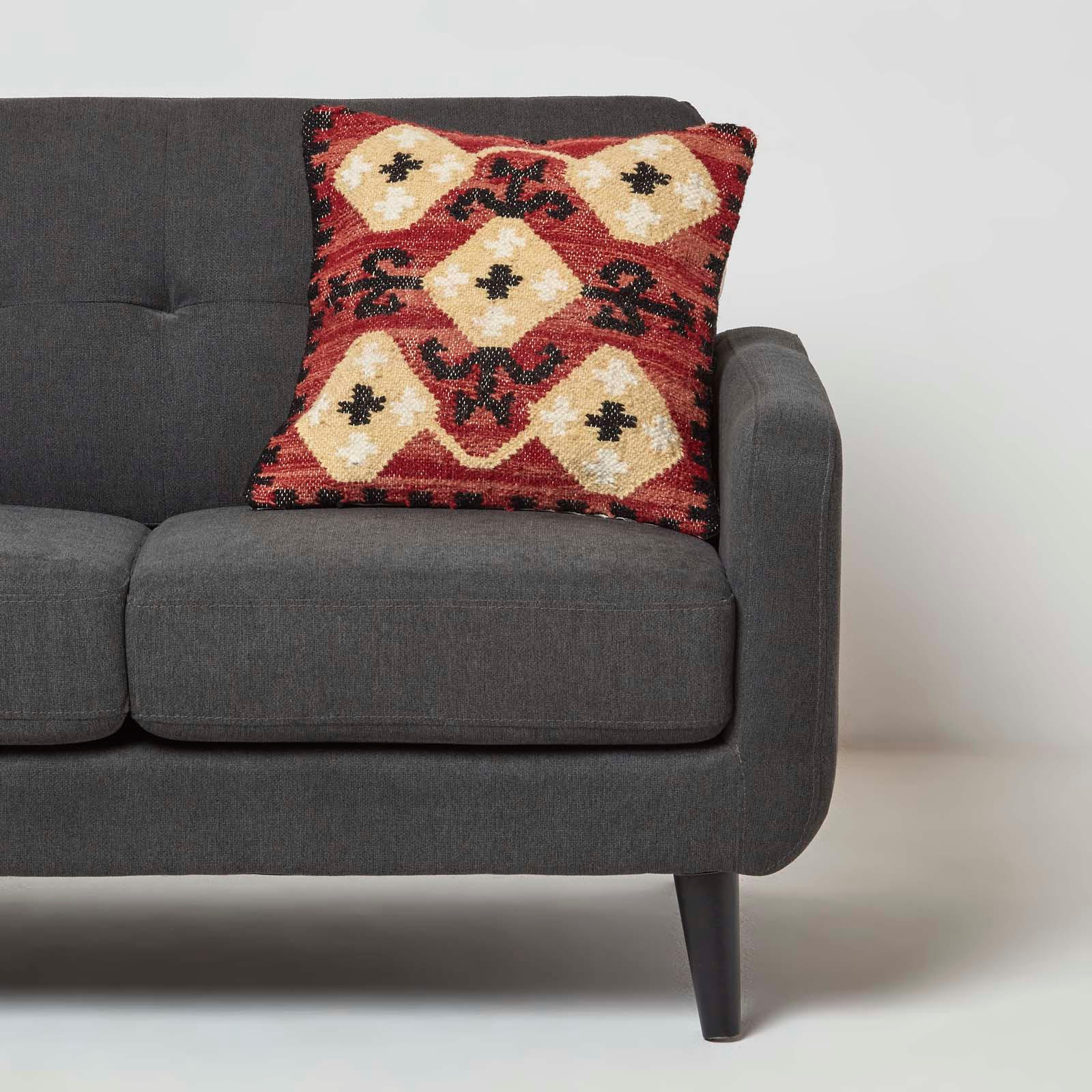 KELIM-KISSEN Tirana 45/45 cm - Multicolor, Textil (45/45cm) - Homescapes