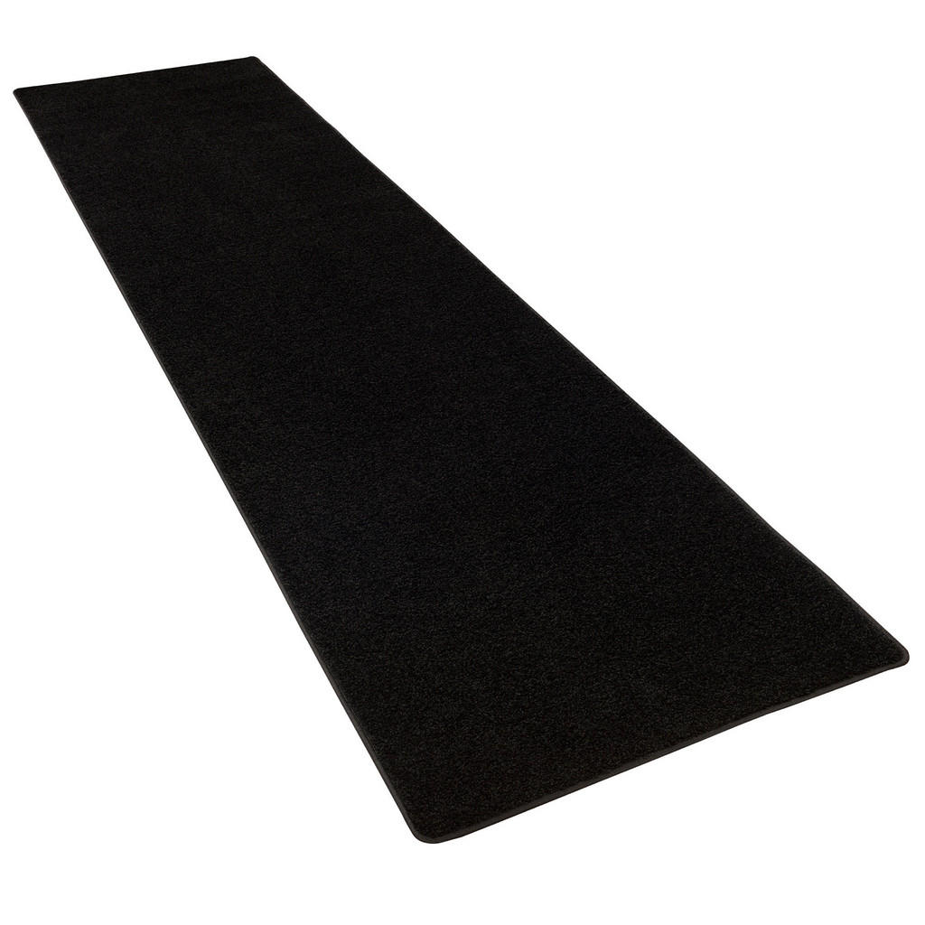 Thumbnail - Snapstyle Hochflor, Schwarz, Textil, 80x160 cm, Teppiche & Böden, Teppiche, Teppichläufer