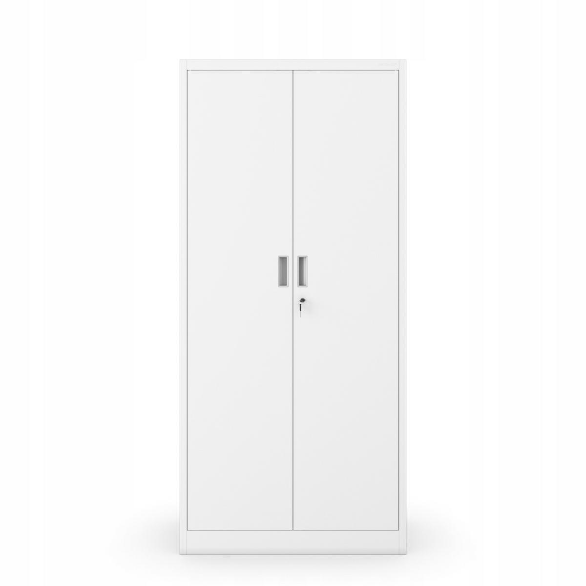 AKTENSCHRANK Jan Compact - Weiß, Metall (80/175/40cm) - Jan Nowak