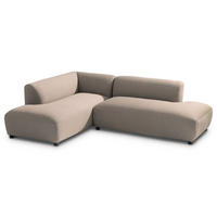 OUTDOOR- SOFA CALABRIA - Beige, Kunststoff (251/74/193cm) - IDIMEX