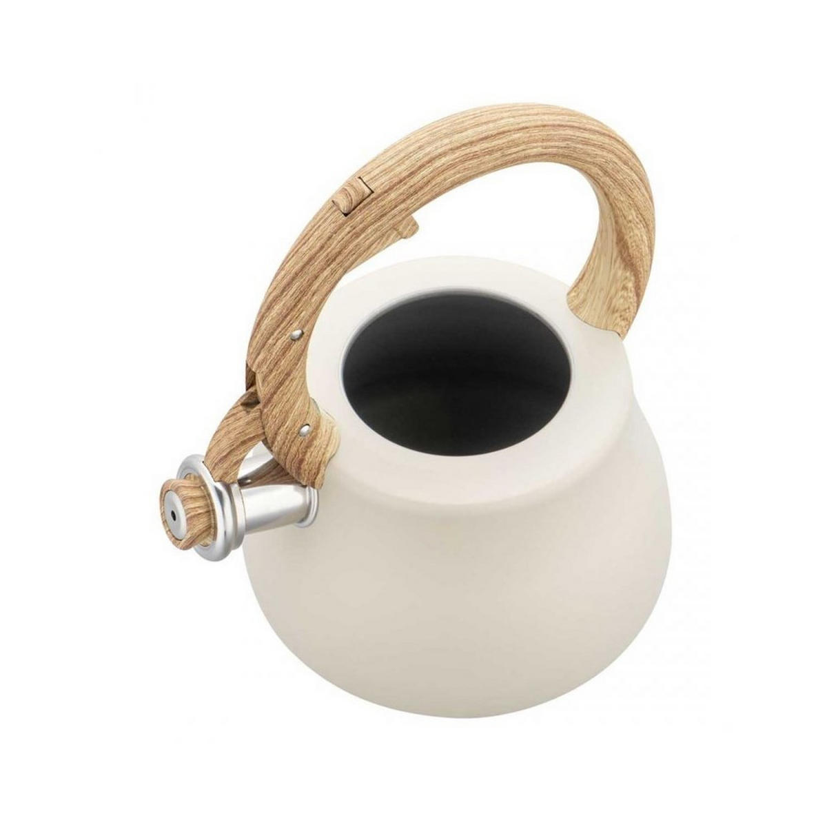 WASSERKESSEL Creme 24/20/23.5 cm KB7919 - Creme, Metall (24cm) - Klausberg 