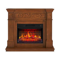 ELEKTROKAMIN Toscana AF23BS Eiche – Breite 96 cm, 3D-Flammeneffekt, LED-Beleuchtung, Heizfunktion - Braun, Glas/Holzwerkstoff (106.6/92.5/37cm) - ArtiFlame