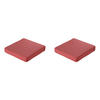 SITZKISSEN Manchester 73/73 cm 2er-Set - Rot, Textil (73/8/73cm) - Madison