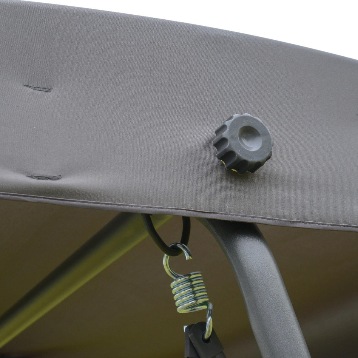 HOLLYWOODSCHAUKEL DE-15224 3-Sitzer mit verstellbarem Dach Grau - Grau, Metall (118/159/175cm) - ComfortXL
