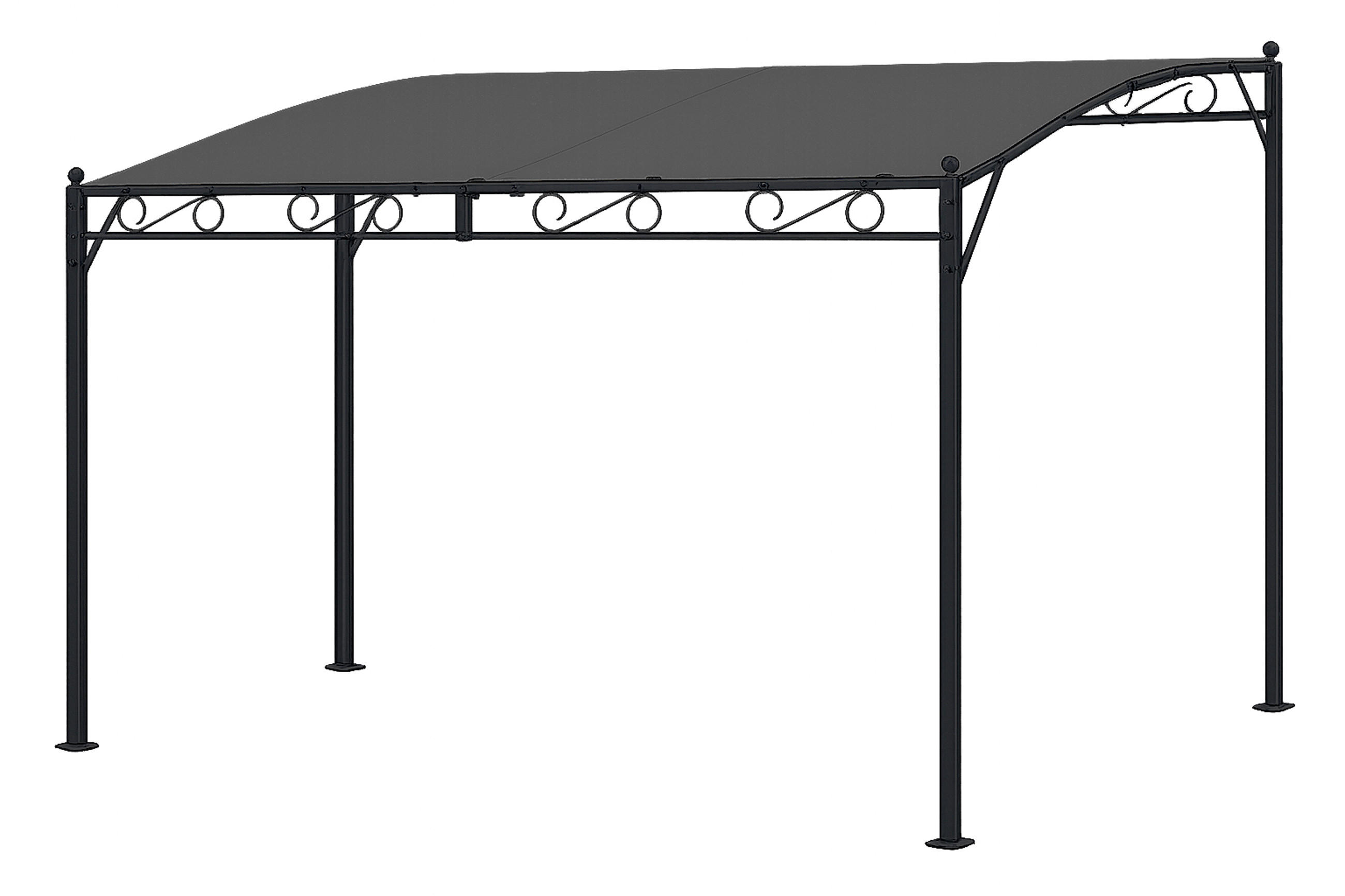 PERGOLA ERSATZDACH 250/300 cm Grau - Grau, Textil (296/1/260cm) - QUICK STAR