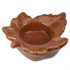 TEELICHTHALTER Ahornblatt - Braun, Keramik (9.8/3cm) - Home Styling Collection