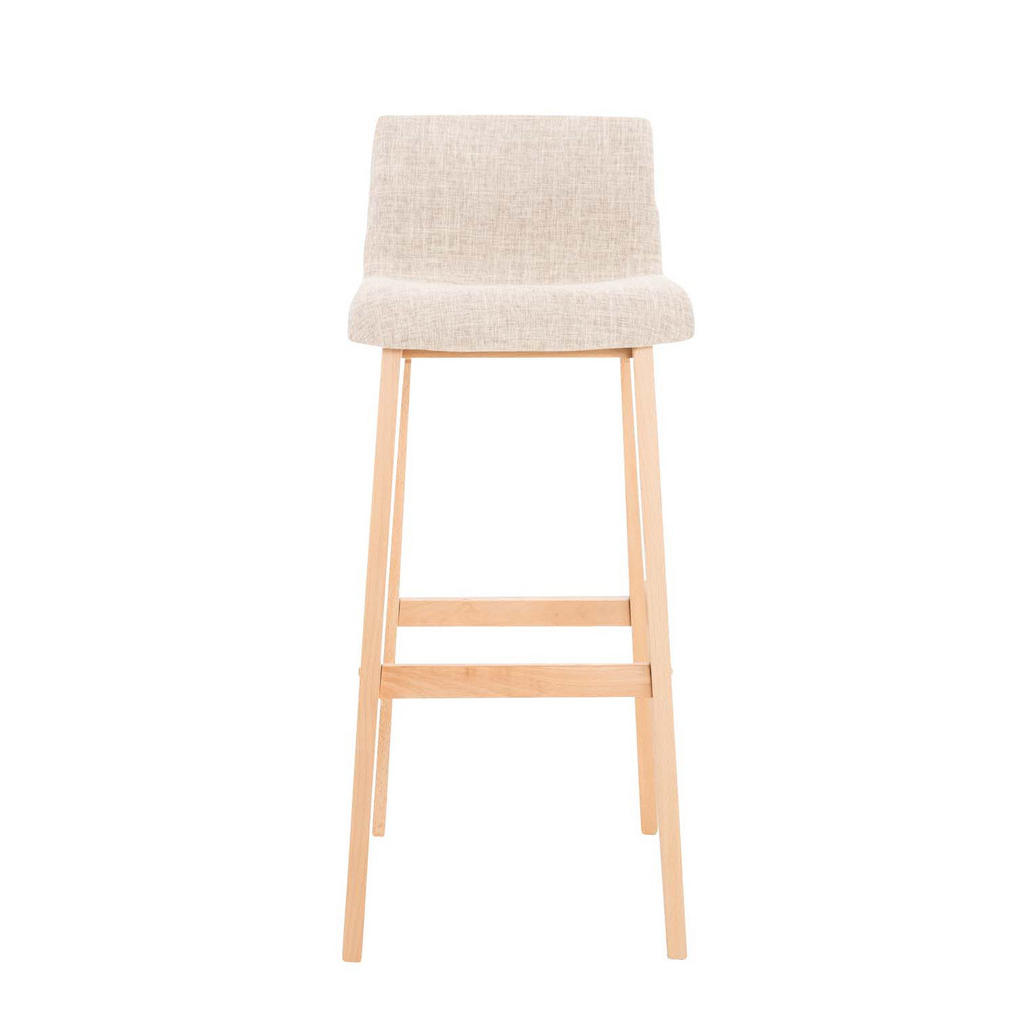 Thumbnail - CLP Barhocker, Creme, Textil, 41x101x46 cm, Esszimmer, Barmöbel, Barhocker