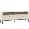 TV-LOWBOARD TILA, Cremefarbig - Creme, Holzwerkstoff (150/60/40cm) - KONSIMO®
