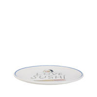 TELLER Blond Sushi Love Sushi in Bunt - 18cm - Multicolor, Keramik (18/18/2cm) - Blond Amsterdam