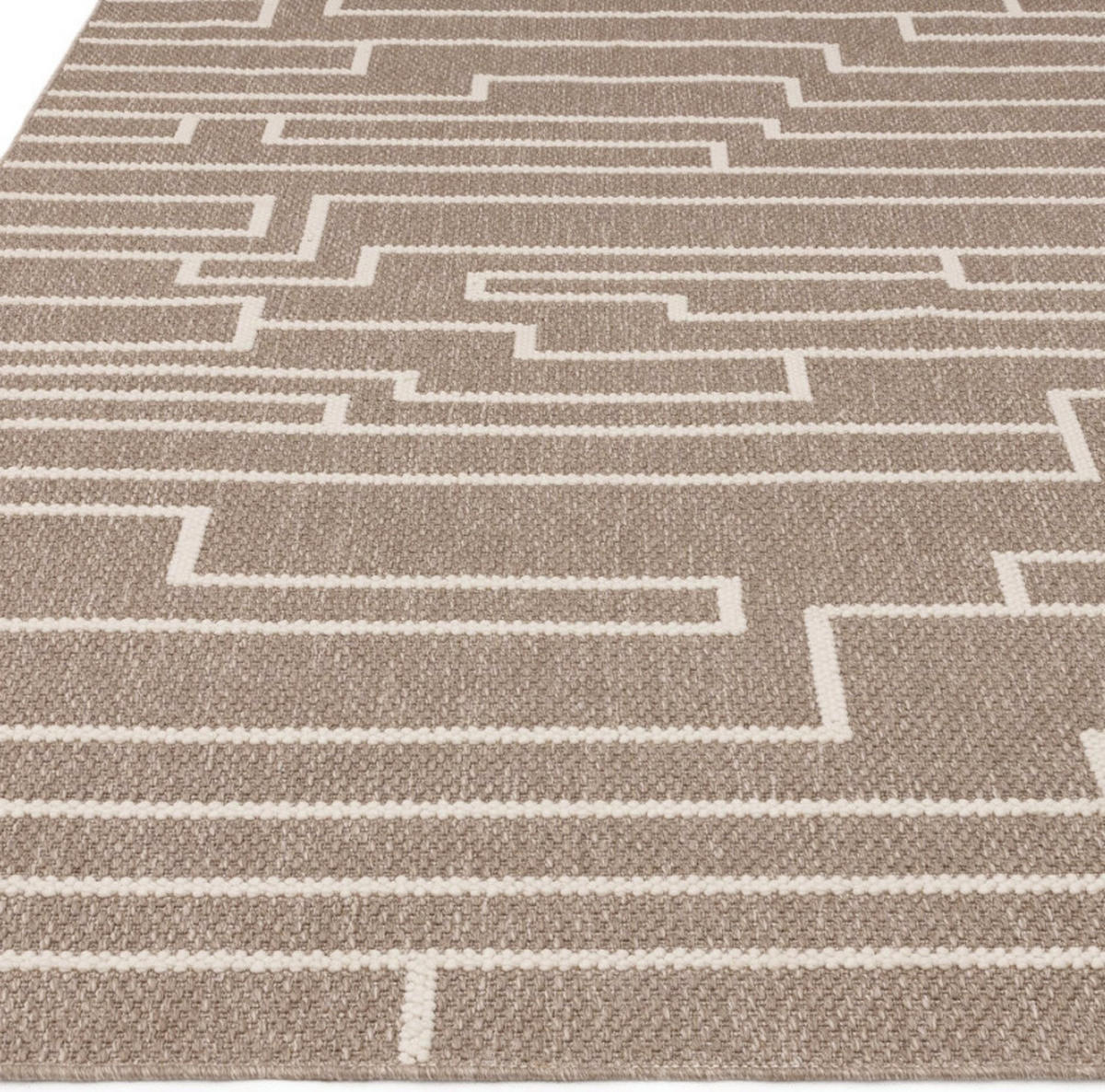 TEPPICH modern Wohn-/Schlafzimmer CANT Braun 160 x 230 cm - Braun, Textil (160/230cm) - Novatrend