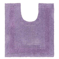 WC-VORLEGER 50/55 cm, 100% Baumwolle, wendbar - Flieder, Textil (50/55cm) - Homescapes