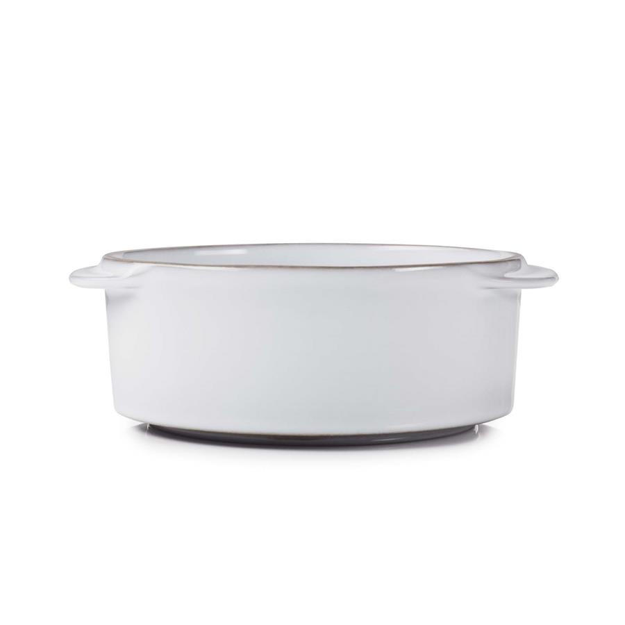 KASSEROLLE OHNE DECKEL CARACTERE 25 cl Kumuluswolke - Weiß, Keramik (12cm) - Revol Porcelaine France
