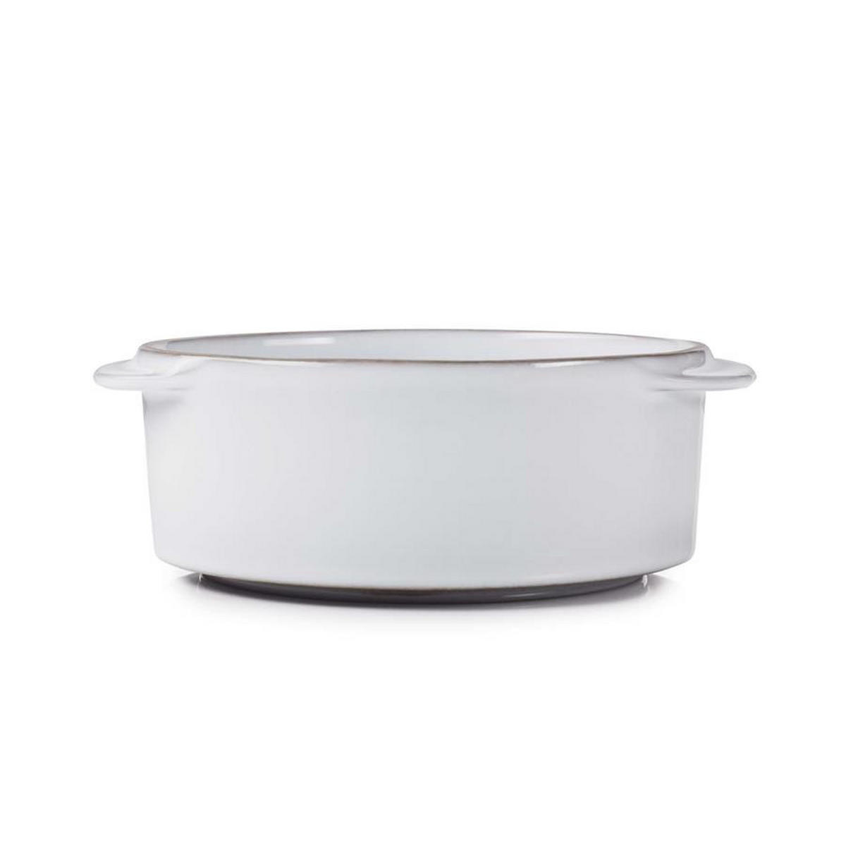 KASSEROLLE OHNE DECKEL CARACTERE 25 cl Kumuluswolke - Weiß, Keramik (12cm) - Revol Porcelaine France