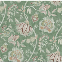 TAPETE Blumen 53 cm x 10 m - Grün, Papier (53/1000cm) - Sanders & Sanders