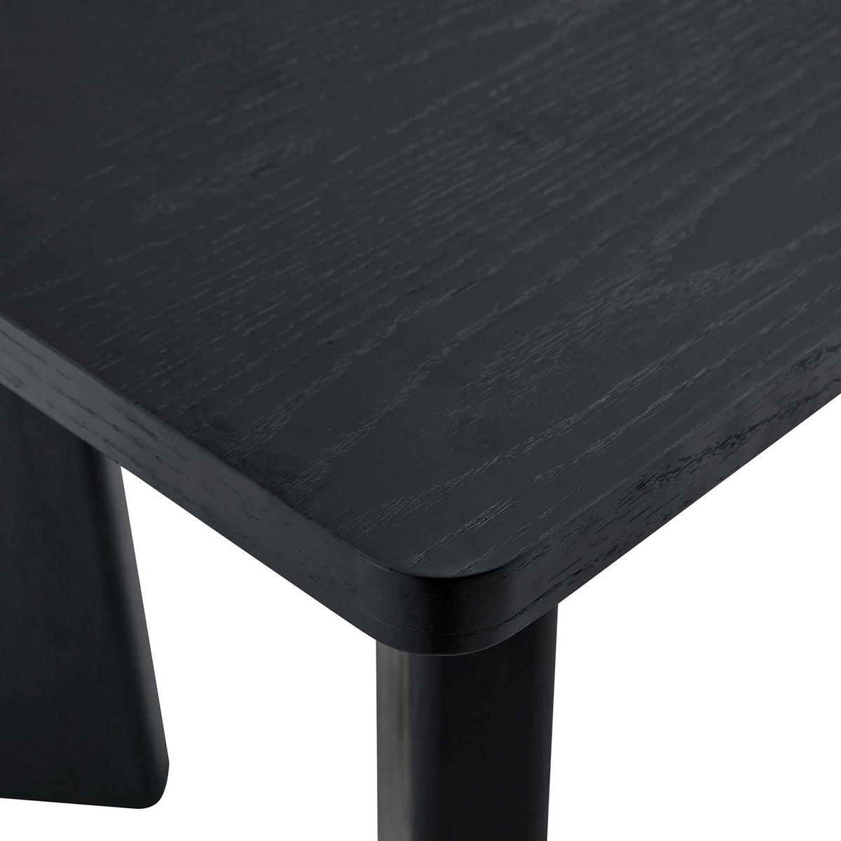 ESSTISCH OLISES schwarz - Schwarz, Holzwerkstoff (90/180/76cm) - IDIMEX