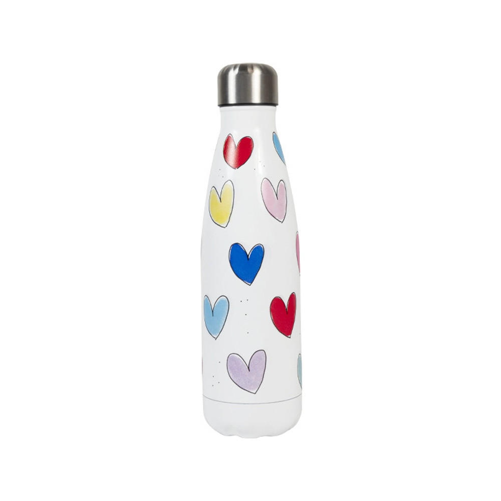 THERMOSFLASCHE Herzen in Bunt - 500 ml - Multicolor, Metall (0.5L) - Blond Amsterdam