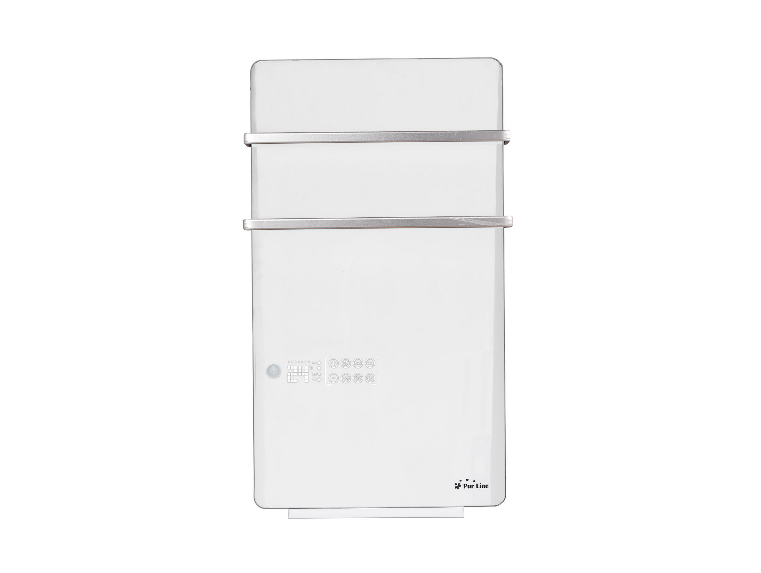 HANDTUCHTROCKNER Weiß mit Elektrosystem und Wandhalterung 2000 W - Weiß, Metall (46/80/17cm) - Purline