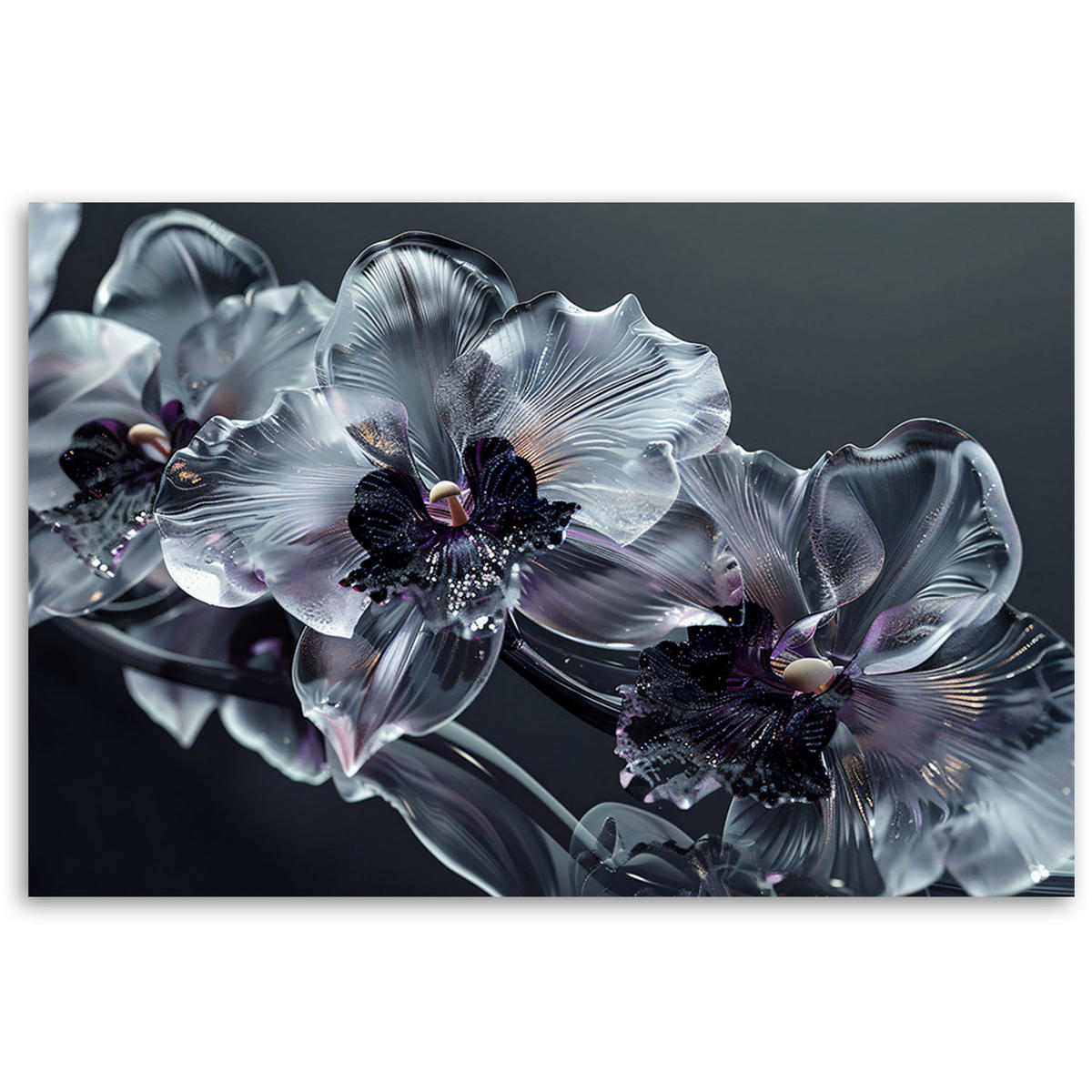 KUNSTDRUCK Grau 120/80 cm - Grau, Textil (120/80cm) - KUNSTLOFT
