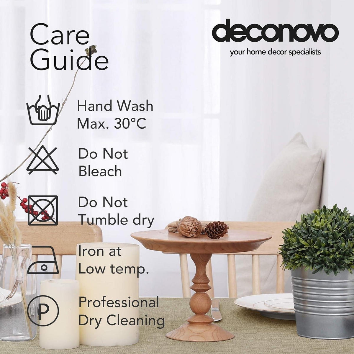 TISCHDECKE wasserabweisend, Leinenoptik - Beige, Textil (200/0.5/140cm) - LUXUSKOLLEKTION