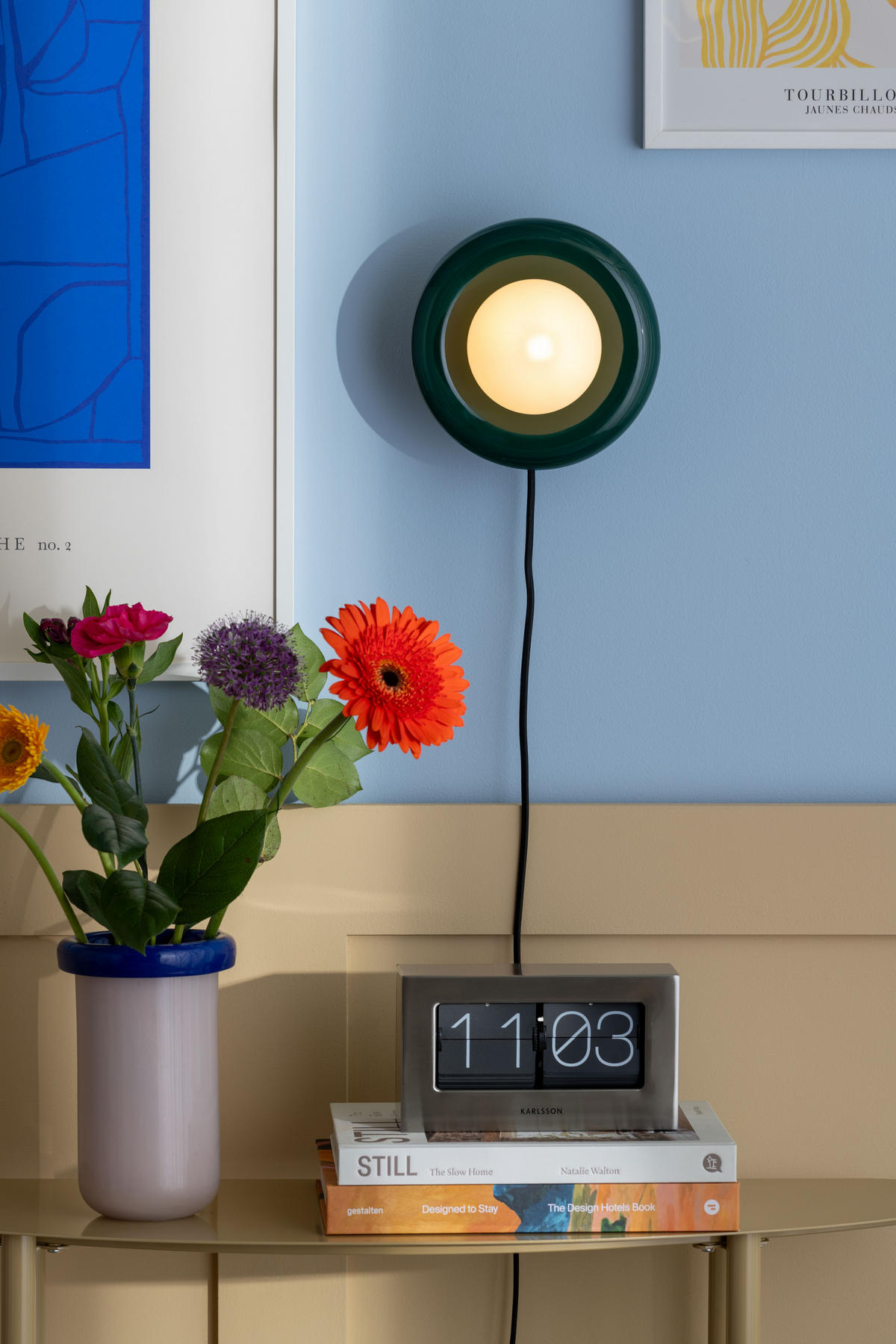 WANDLAMPE Cadiz Ring - Grün - Grün, Stein (19/17/19cm) - Leitmotiv