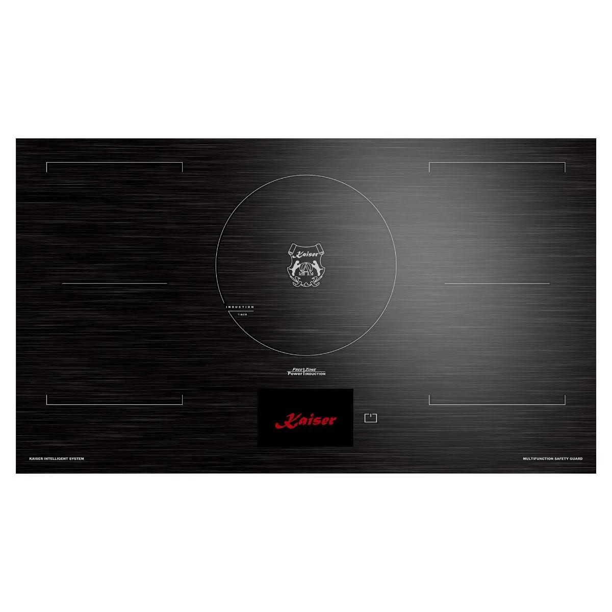 INDUKTIONSKOCHFELD - Schwarz, Keramik (90/5.5/52cm) - Kaiser Küchengeräte