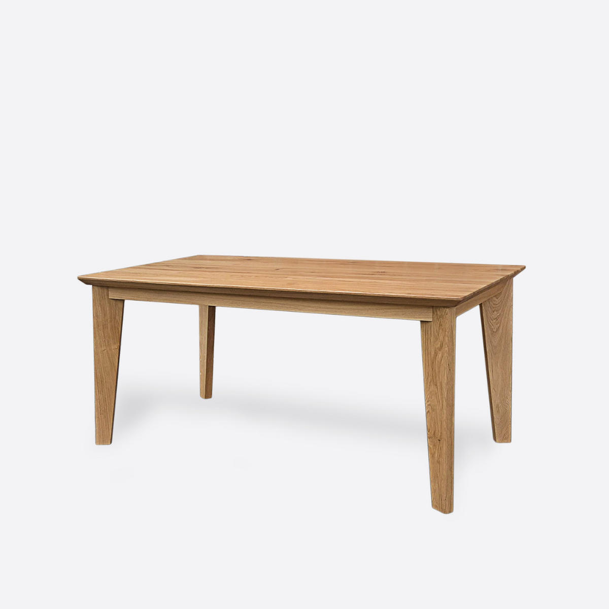 HOLZTISCH für das Esszimmer MOVA 140x80 + Zusatzplatten 2x45 cm - Eichefarben, Holz (140/80/75cm) - Rawood Furniture