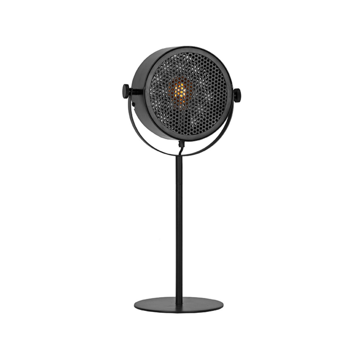 TISCHLEUCHTE Muse Schwarz 20/20/60 cm - Schwarz, Metall (20/20/60cm) - LABEL51