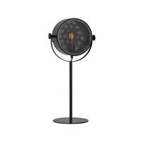 TISCHLEUCHTE Muse Schwarz 20/20/60 cm - Schwarz, Metall (20/20/60cm) - LABEL51