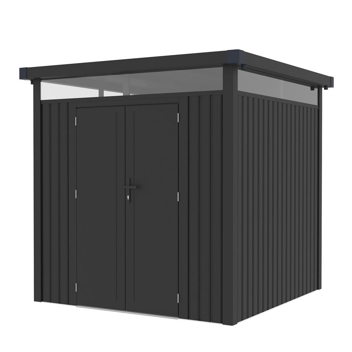 GERÄTEHAUS Luzern Pro Anthrazit - Anthrazit, Metall (230/222/230cm) - Juskys