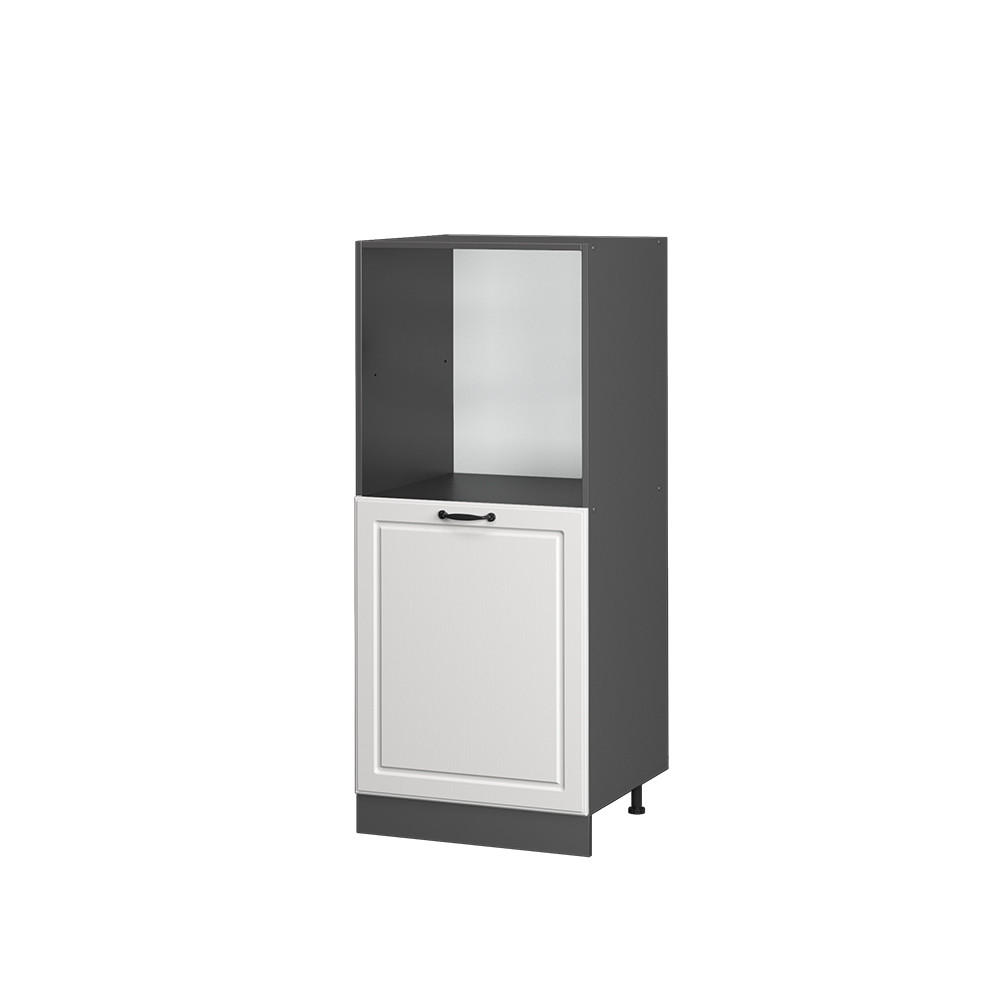 SKŘÍŇKA NA VESTAVĚNOU TROUBU R-Line Bílý venkovský dům - bílá/tmavě šedá, kompozitní dřevo (60/143/57cm) - Vicco