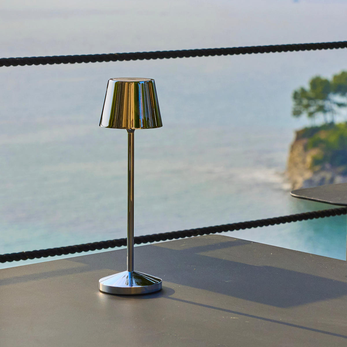 KABELLOSE EMILY silber - Silberfarben, Metall (7.5/7.5/20cm) - Lumisky