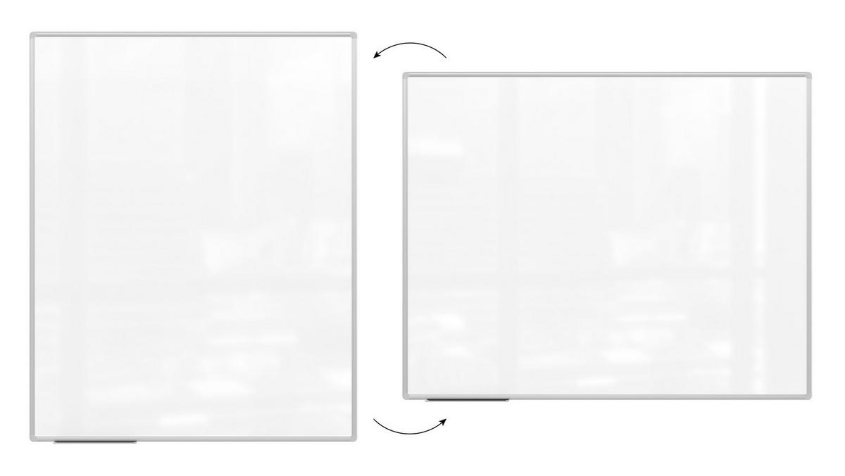 MAGNETISCHES Whiteboard - PREMIUM EXPO Alurahmen 150x120cm - Weiß, Metall (150/120/1.6cm) - ALLboards