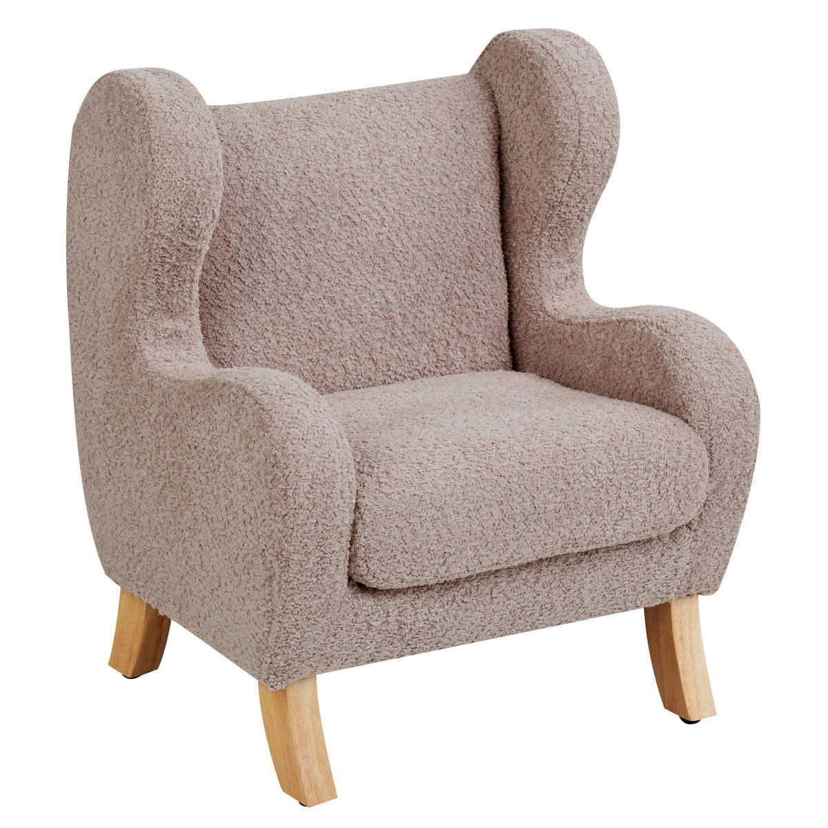 KINDERSESSEL Beige Farum - Taupe/Braun, Textil (45/55/41cm) - Beliani