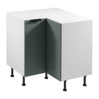 ECKUNTERSCHRANK D90N – Sorento Weiß Grün – L-Form, Ecke voll nutzbar – Weiß / Grün - Weiß/Grün, Holzwerkstoff (84/87/84cm) - ROYAL24_MARKT