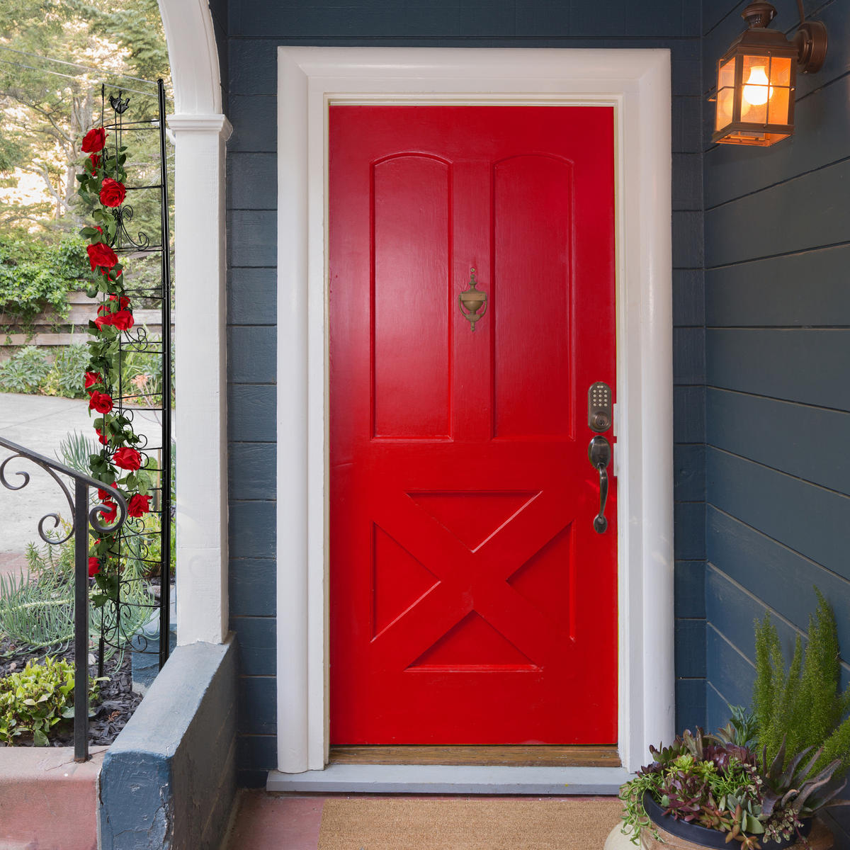 RANKGITTER - Schwarz, Metall (42/180/19.5cm) - Relaxdays