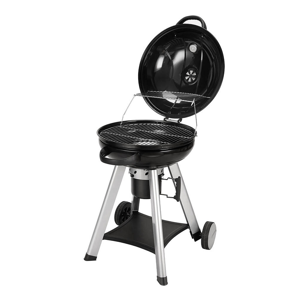 Thumbnail - Taino Kugelgrill, Schwarz, Metall, 96 cm, Grills & Outdoor-Küchen, Holzkohlegrills