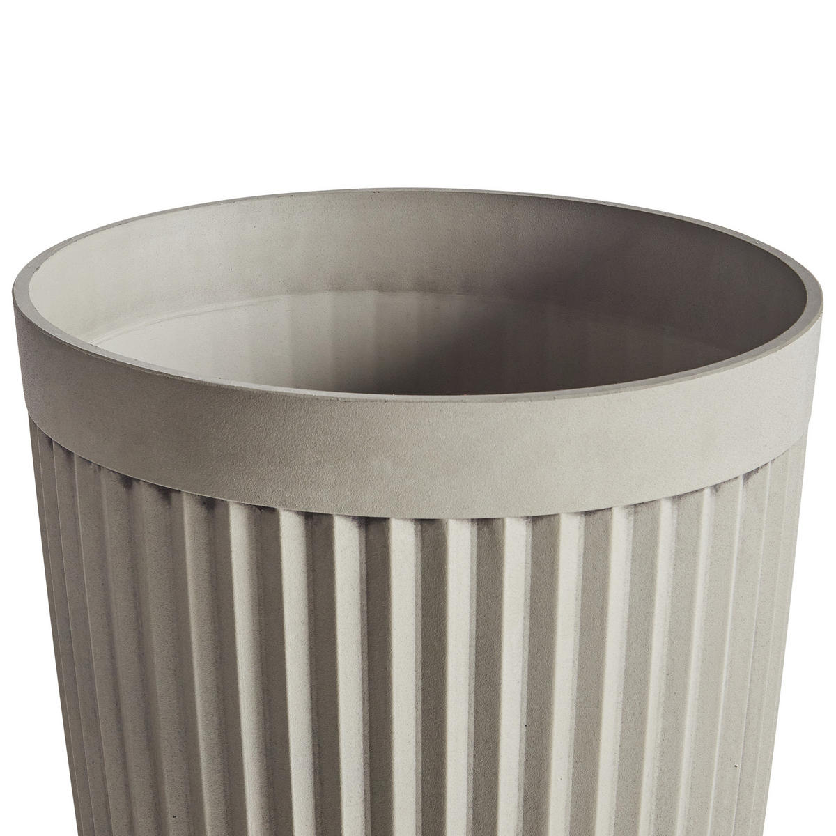 BLUMENTOPF Beige Kola - Beige, Kunststoff (60cm) - Beliani