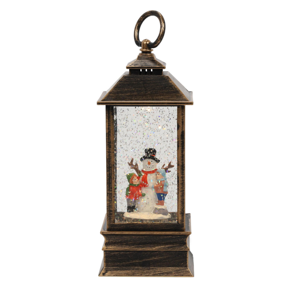 WEIHNACHTSLATERNE LED 23 cm - Braun, Kunststoff (9/22.5/9cm) - Home Styling Collection