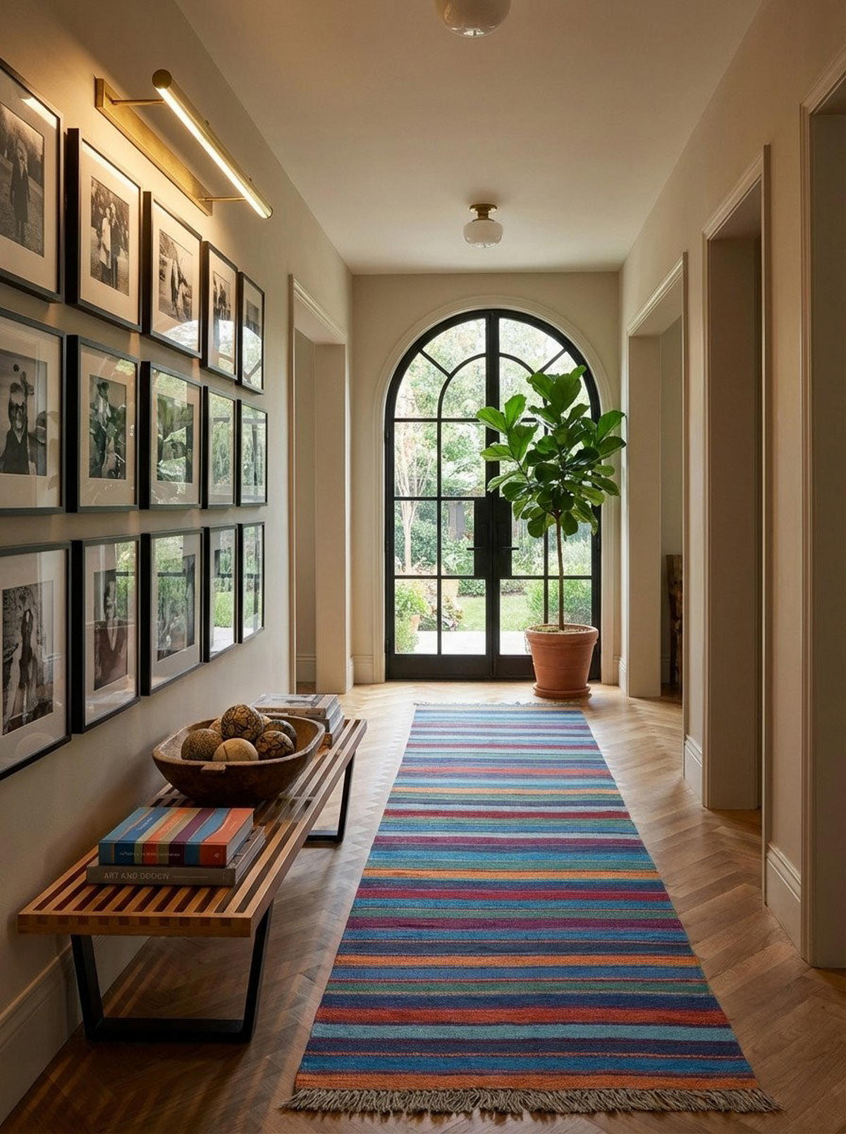 HANDWEBTEPPICH Kelim Gashgai Mehrfarbig 194/57 cm Schurwolle - Multicolor, Textil (57/194cm) - Looma