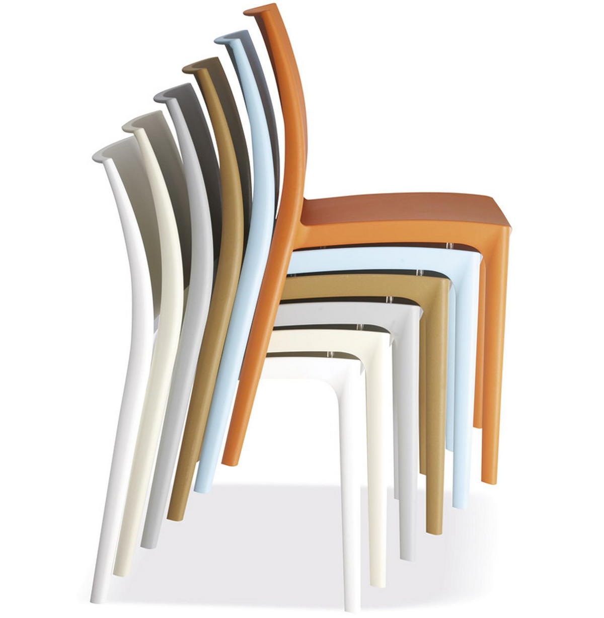 STUHL ENZO Dunkelgrüner - Olivgrün, Kunststoff (41/81/45cm) - Légia Home